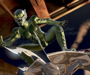 Willem Dafoe as a wacko Green Goblin in "Spider-Man." Photo: Sony Pictures 2002
