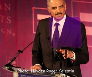 The U.S.’ first black Attorney General Eric Holder. 