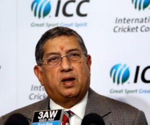 ICC chairman N Srinivasan 