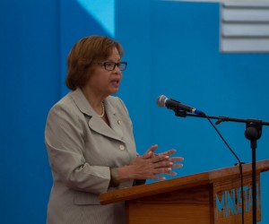  Head of the UN Mission in Haiti (MINUSTAH) Sandra Honoré. (Photo: UN/MINUSTAH/Nektarios Markogiannis)