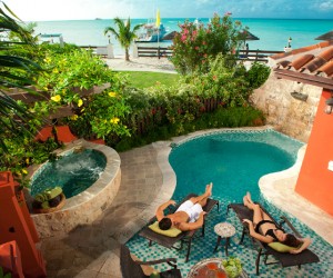 Sandals Mediterranean One Bedroom Butler Villa Suite with Private Pool Sanctuary in Antigua. 