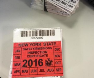 DR National Busted With Fake Inspection Stickers JFK-Counterfeit-Vehicle-Inspection-Sticker