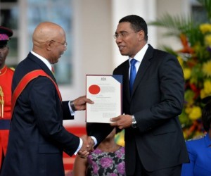 Andrew Holness Is PM Of Jamaica Again jamaica-new-pm-takes-oath