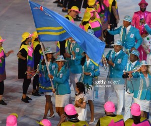 See Caribbean Teams Making Their Entrance At The Opening Of Rio 2016 aruba-rio-2016