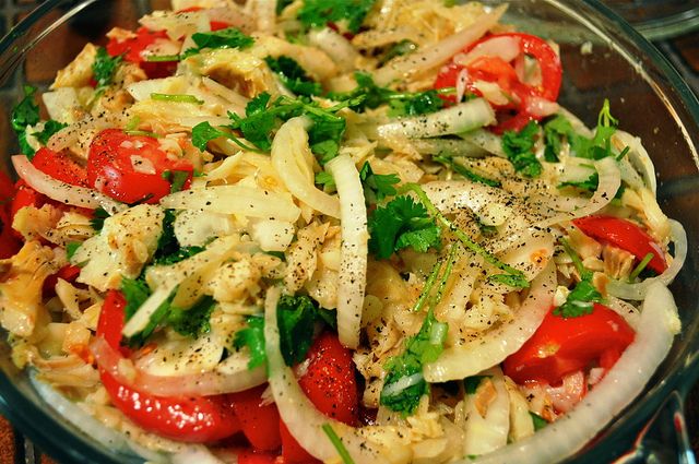 Salted-Cod-Fish-Salad