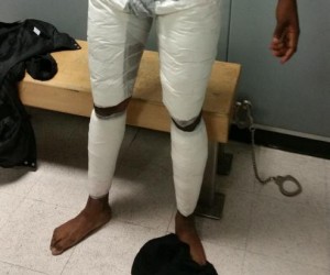 Cocaine Taped To Legs Found On Two Dominican Republic Nationals jfk-drug-bust-alt