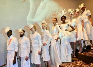 Caribbean Entertainment – Jamaican-Born Designer Presents Stunning All-White Collection During New York Fashion Week d-marsh-designs-nyfw-2018
