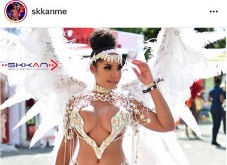 usain-bolt's-girlfriend-at-jamaica-carnival
