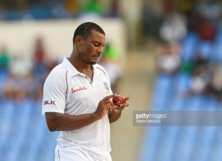 West Indies Demolish Bangladesh shannon-gabriel-windies-fast-bowler