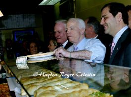John-Mcain-At-Verranzo-Pizza-Brooklyn-NY