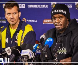 Will Usain Bolt Play In Mariners Game On August 31st? usain-bolt-and-mulvaney