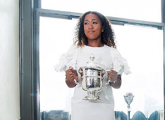 Caribbean Roots US Open Tennis Star Naomi Osaka Is All Glammed Up naomi-osaka-post-USOpen-win