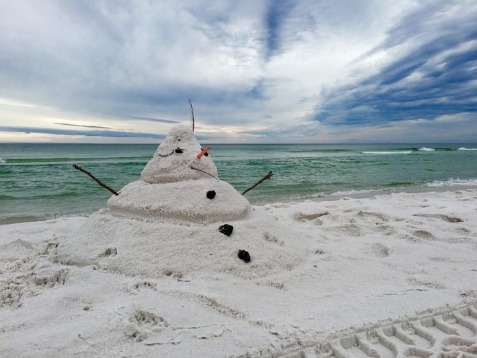 caribbean-travel-photo-of-the-day-snowman-on-beach