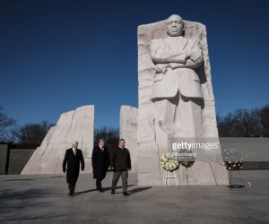 The Audaciousness Of The Trump Administration Knows No Bounds trump-at-mlk-memorial