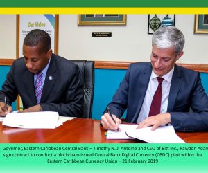 Caribbean Business And Finance Report ecb-bitt-deal-on-digital-currency