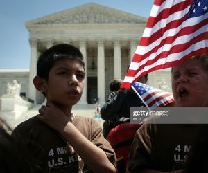 As Trumpism Reigns, The Only Balm For Many Immigrants Is In The Courts immigrant-children-protest