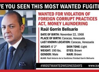 Venezuela Attorney Added To ICE Most Wanted List us-ice-most-wanted