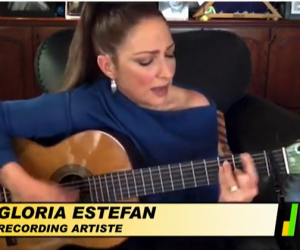 Gloria Estefan Among Top Artists Donating Time For Jamaica Covid-19 Telethon gloria-estefan-performing-at-jamaica-telethon