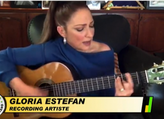 gloria-estefan-performing-at-jamaica-telethon