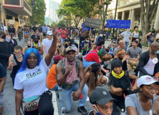 This Caribbean Artiste Joined The George Floyd Protest This Week dancehall-star-spice-protest