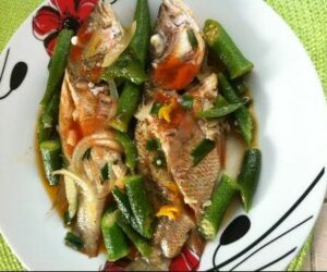 Steam Fish And Okra A La Jamaica jamaican-steam-fish-and-ochro