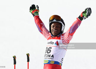 This Haitian Skier Finishes At The FIS World Ski Championships haitian-skier