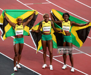 Jamaica Completes Triple Sweep In Olympics 100-M jamaica-tokyo-olympics-triple-win-2021