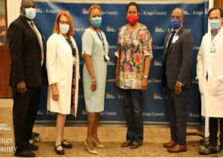 Trinidad-president-at-kings-county-hospital