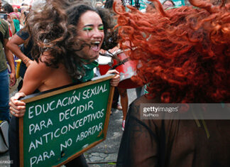 latin-america-2021-abortion-protest