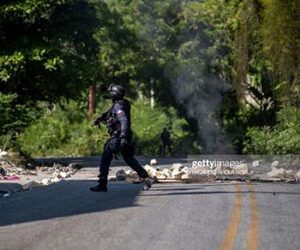 Climate Change In The Caribbean And The Thin Blue Lline haitian-police