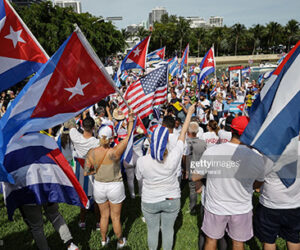 Cuban Americans Pray, Rally In Miami cubans-in-miami-rally