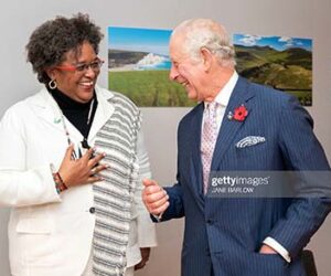 Caribbean Leaders Rub Shoulders With Top Leaders At COP26 mia-mottley-and-prince-charles