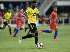 Jamaican soccer star Speedy Williams