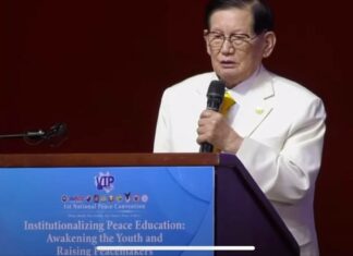 7th Annual Commemoration Of The Declaration Of Peace And Cessation Of War Chairman Lee Man-hee of Heavenly Culture, World Peace, Restoration of Light, (HWPL)