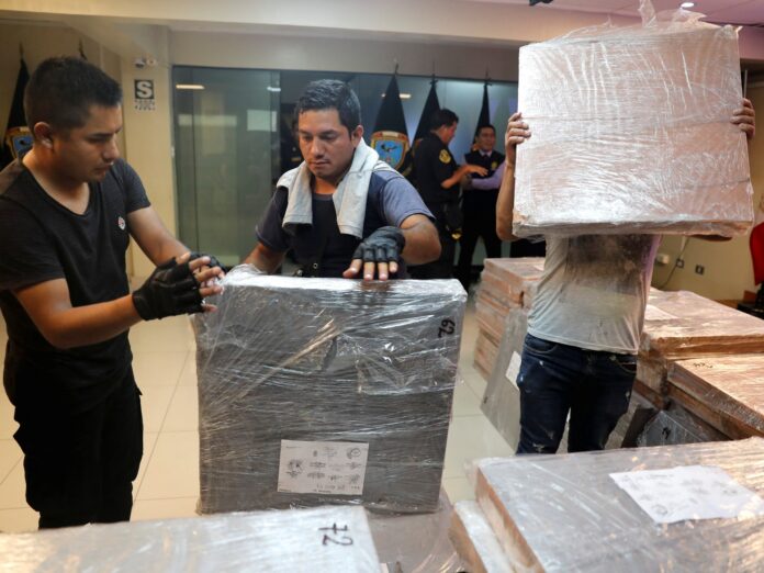 'At least $20m' worth of cocaine headed for Turkey seized in Peru