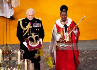 Britain’s Caribbean Diaspora Members Take Center Stage In King Charles’ Coronation Floella Benjamin-trinidad-at-king-charles-coronation