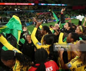 Jamaica Reggae Girlz Make History – In Photos regge-girlz-celebrate-win-over-brazil