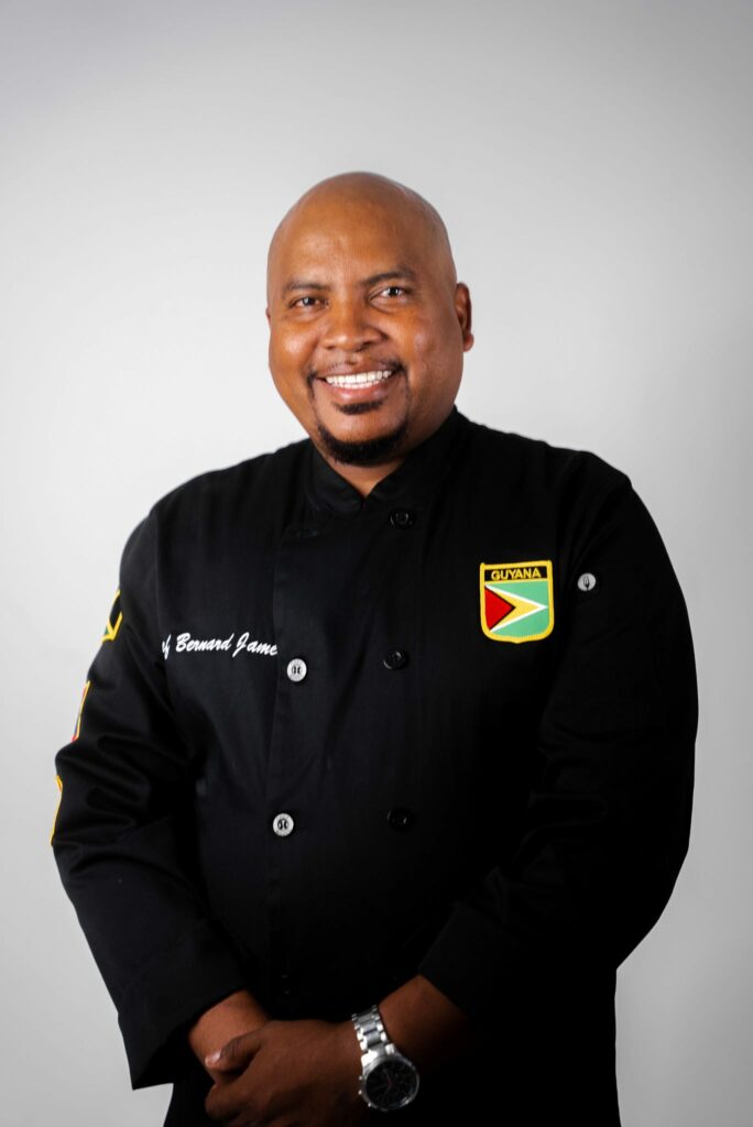 Guyana-born Chef Bernard James
