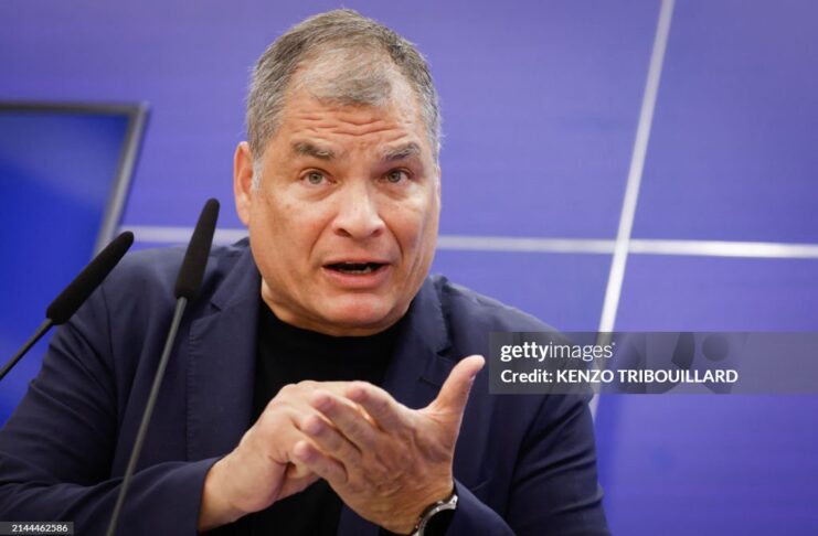 former-ecuador-president-Rafael Vicente Correa Delgado