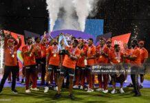 The Caribbean Premier League Is On The Rise With The Help Of Sports Betting As The Fuel Trinbago Knight Riders celebrate winning the Men's 2025 Republic Bank Caribbean Premier League Final match 34 between Guyana Amazon Warriors and Trinbago Knight Riders at Guyana National Stadium on September 21, 2025 in Providence, Guyana. (Photo by Randy Brooks/CPL T20 via Getty Images)