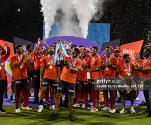 The Caribbean Premier League Is On The Rise With The Help Of Sports Betting As The Fuel Trinbago Knight Riders celebrate winning the Men's 2025 Republic Bank Caribbean Premier League Final match 34 between Guyana Amazon Warriors and Trinbago Knight Riders at Guyana National Stadium on September 21, 2025 in Providence, Guyana. (Photo by Randy Brooks/CPL T20 via Getty Images)