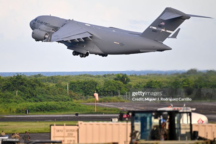 us-military-in-puerto-rico us-strikes-fifth-boat-near-venezuela