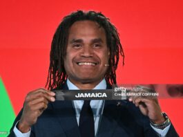 Christian Karembeu shows Jamaica as the country will have to face New Caledonia next year