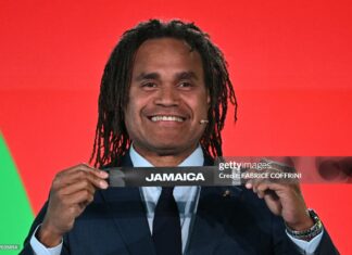 Christian Karembeu shows Jamaica as the country will have to face New Caledonia next year