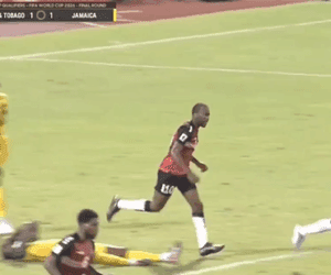 jamaica-reggae-boyz-tie-with-soca-warriors on Nov. 13, 2025 in Trinidad