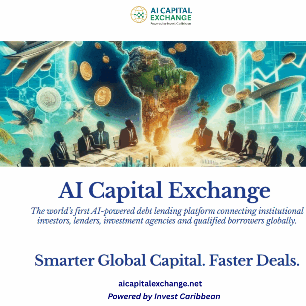 AI Capital Exchange – the world’s first AI-powered debt lending platform connecting institutional investors, lenders, and global borrowers.
