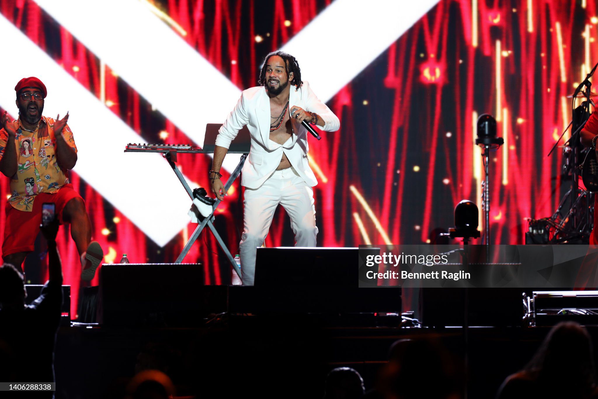Kes the Band Performing Live – Unity Jazz Festival 2026 Kes the Band’s lead singer Kees Dieffenthaller performing on stage in a vibrant Caribbean set during a live concert. (Photo by Bennett Raglin/Getty Images)
