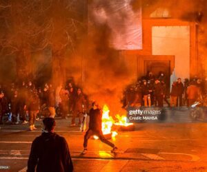Six Points To Navigate The Turmoil In Iran Iranians gather while blocking a street during a protest in Tehran, Iran on January 9, 2026. The nationwide protests started in Tehran's Grand Bazaar against the failing economic policies in late December, which spread to universities and other cities, and included economic slogans, to political and anti-government ones. (Photo by MAHSA / Middle East Images / AFP via Getty Images)