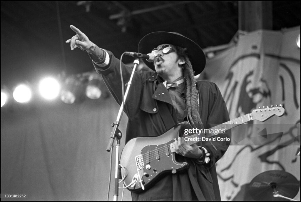 Stephen 'Cat' Coore of Third World performing at Reggae Sunsplash in 1985