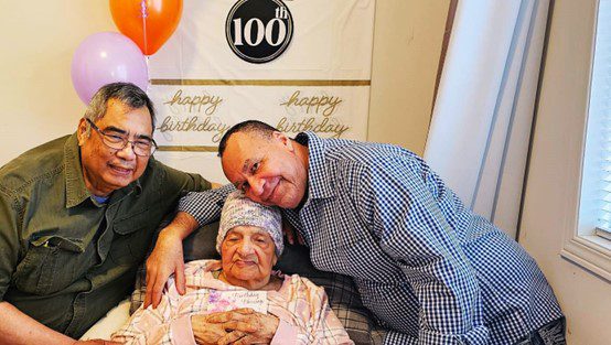 Guyana-born Centenarian Pauline (Irma) Persaud, c. (contributed image)